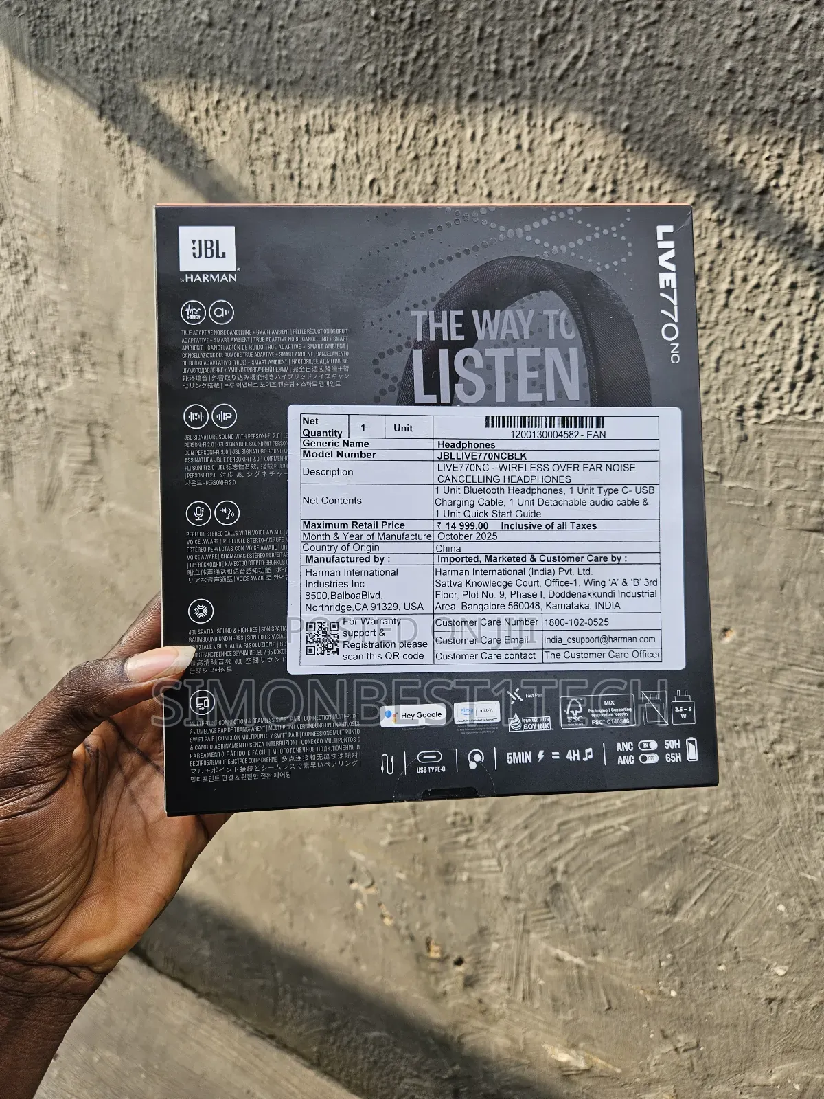 JBL Live 770nc Headset