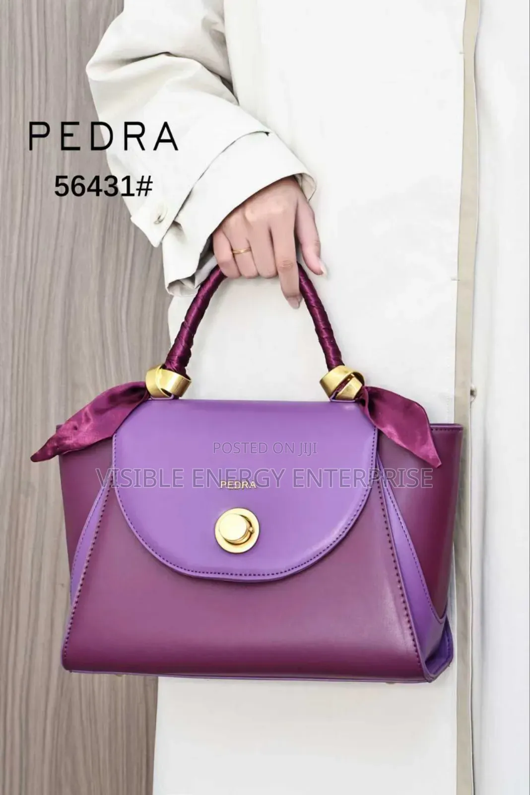 Luxury Blue Pedra Handbag 