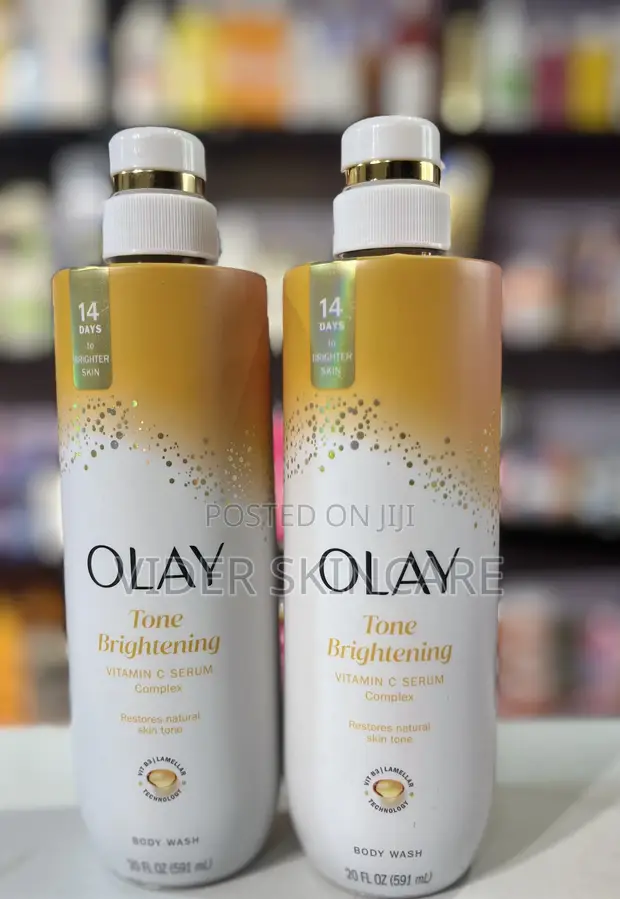 Gel Douche éclaircissant Olay Vitamin C - 591ml, à La Vitamine C, Pour Peau Normale