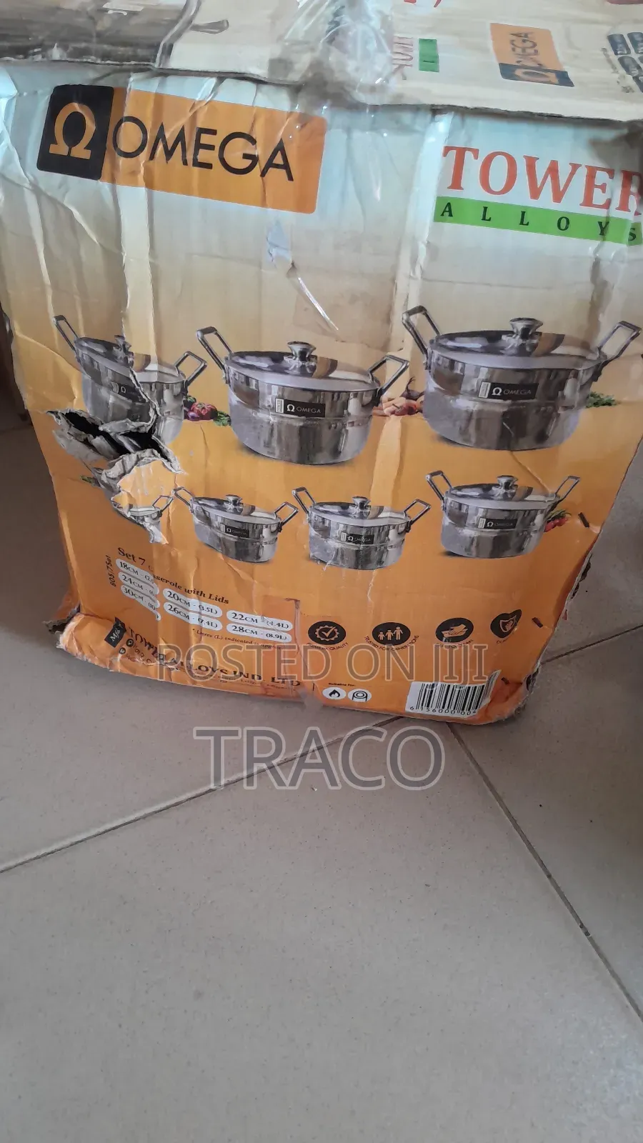 Tower Omega Aluminium Pot – 7 Sets