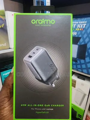 Oraimo Hypergan 65 65w Gan Wall Charger Kit With 100w Cc Cable