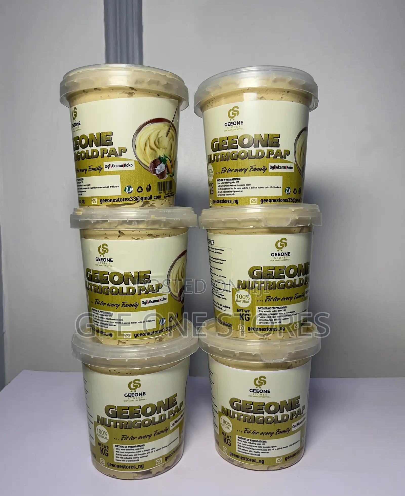 Geeone Nutrigold Pap | Ogi | Akamu | Koko