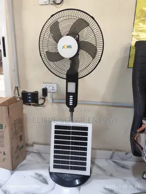 JCNS 16ech Solar Rechargeable Fan With Solar Panel