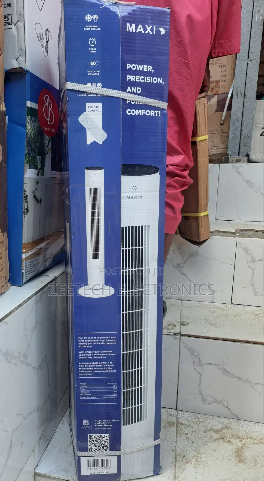 Maxi 40-Inch Tower Fan.