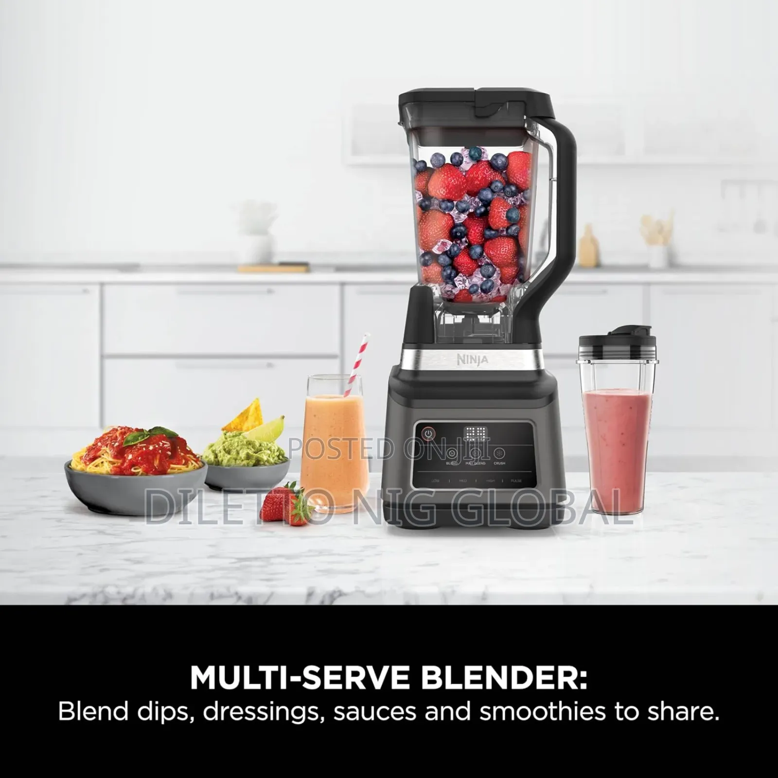 Ninja 2-in-1 Blender With 3 Automatic Programs;Blend, Max Blend, Crush