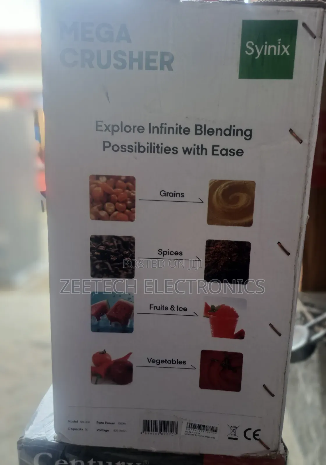 Syinix 2.0l Mega Crusher Blender