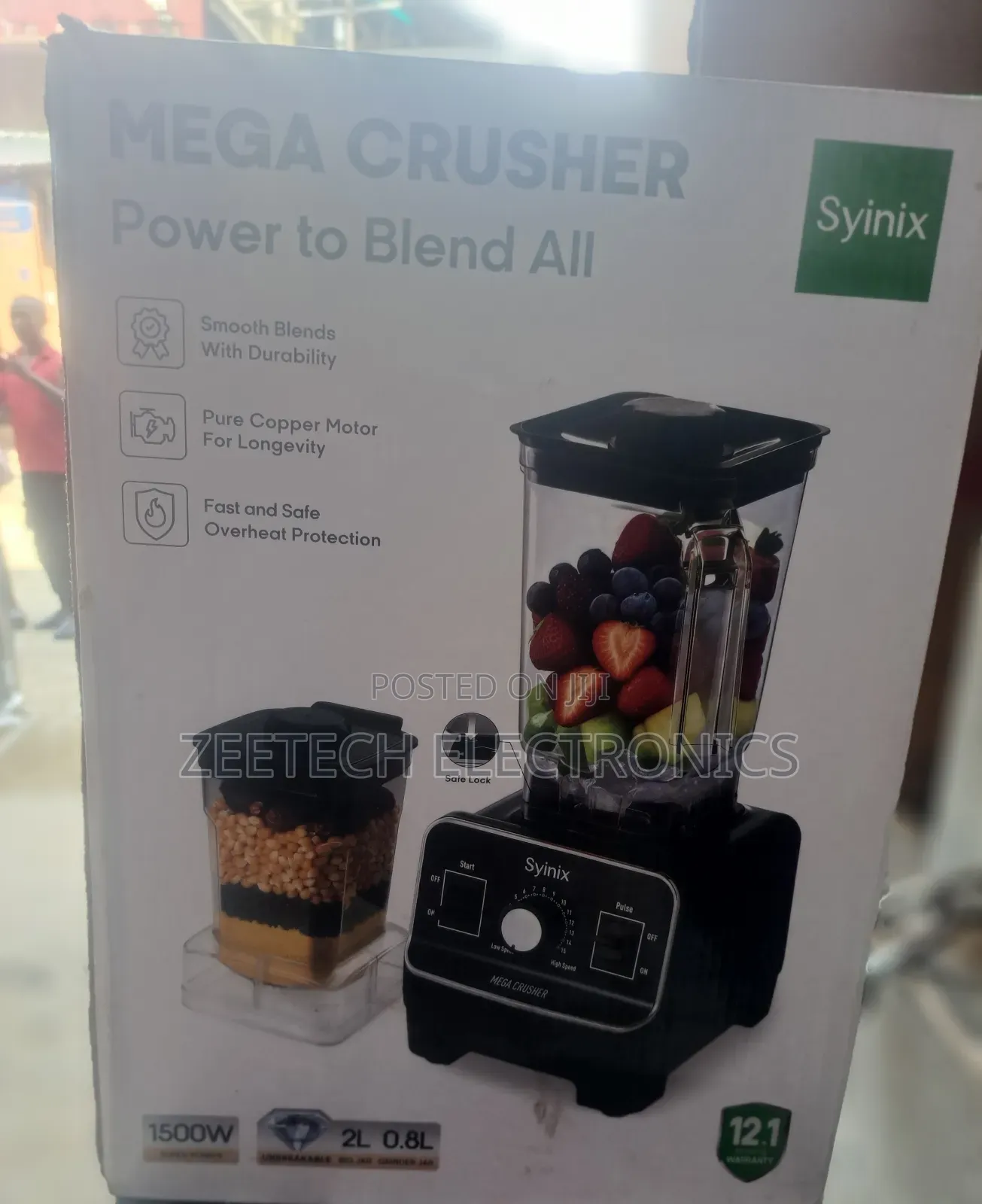 Syinix 2.0l Mega Crusher Blender