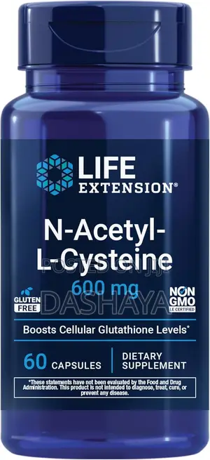 N-acetyl-l-cysteine (Nac) 600mg- Liver, Immune, Antioxidant
