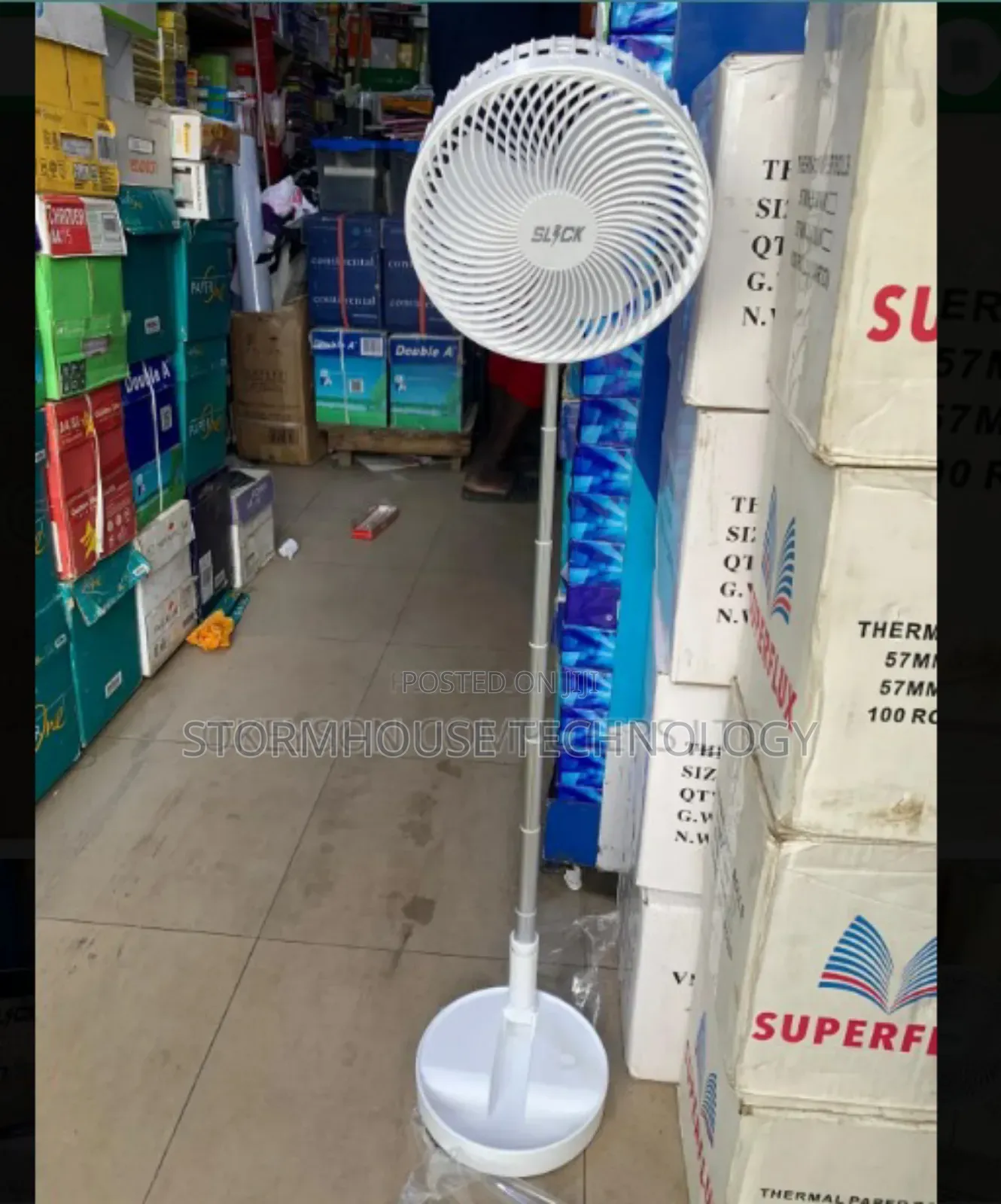 Extendable 180° Fan