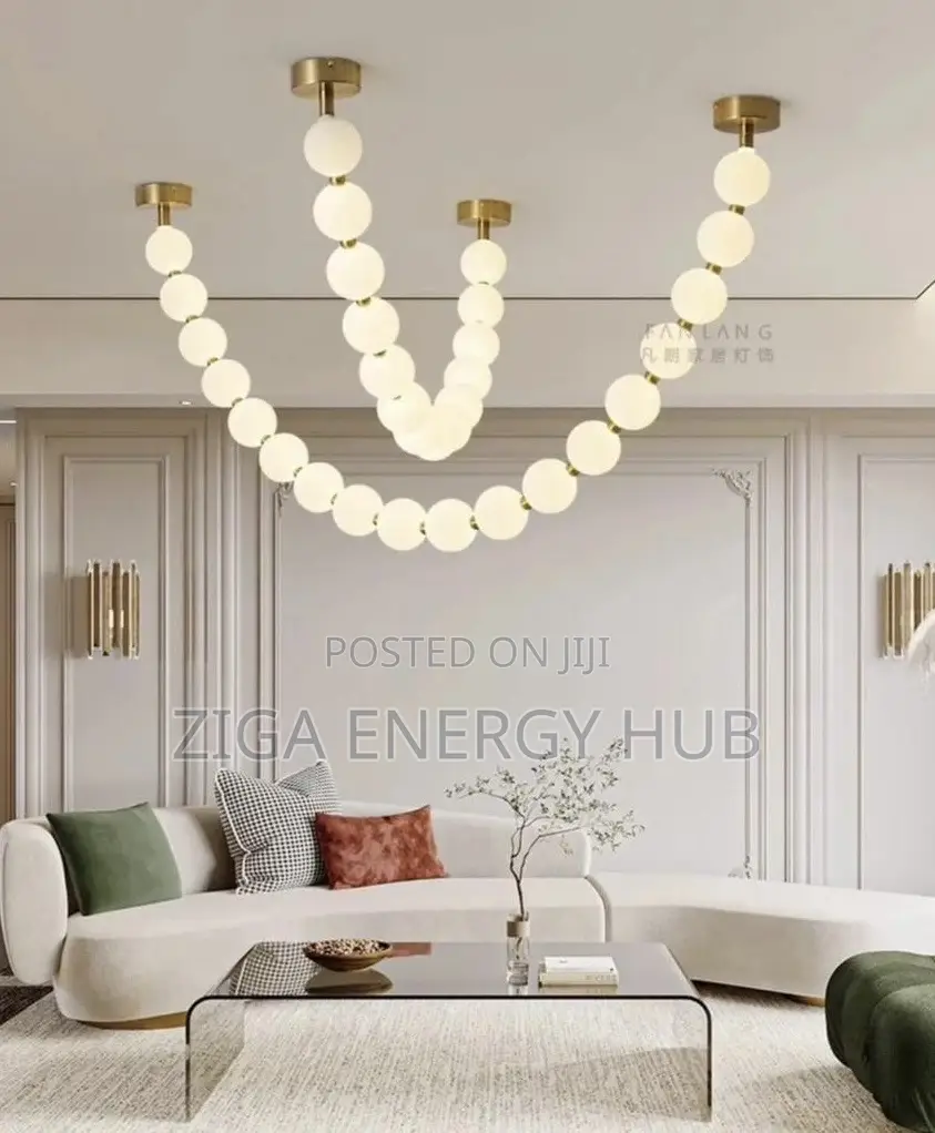 Led Globe Chandelier Light
