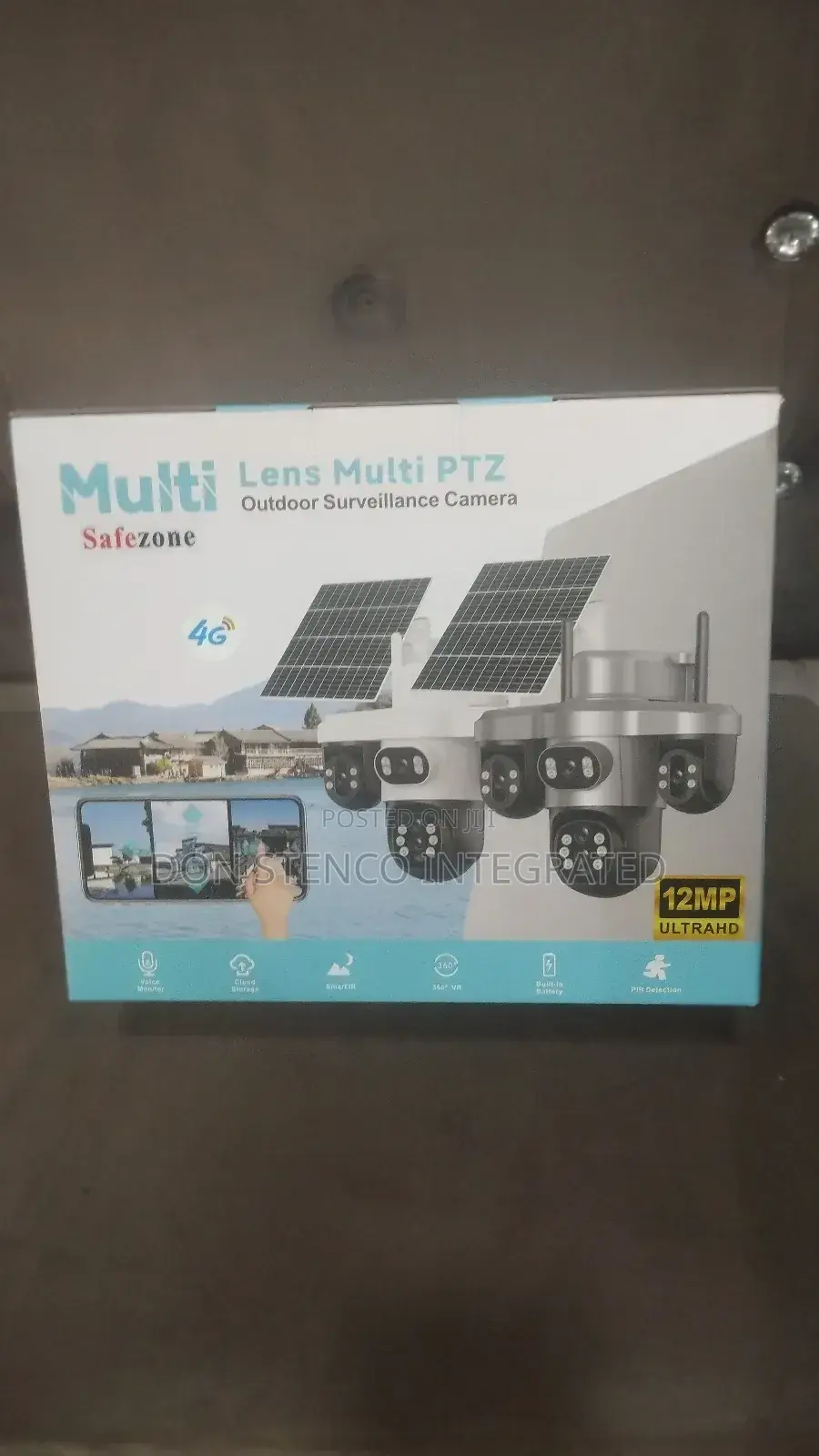 Multi Lens Multi PTZ Outdoor Solar PTZ Camera 4g Lte