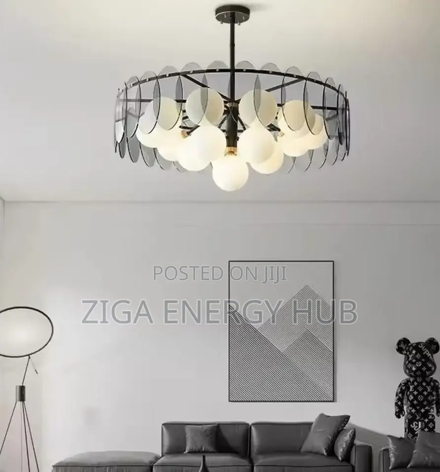 Led Globe Chandelier Light