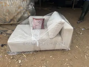 Modern L-Shaped Fabric Sectional Sofa