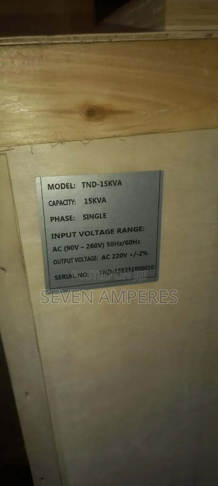 Rilsopower 15kva Servo Stabilizer