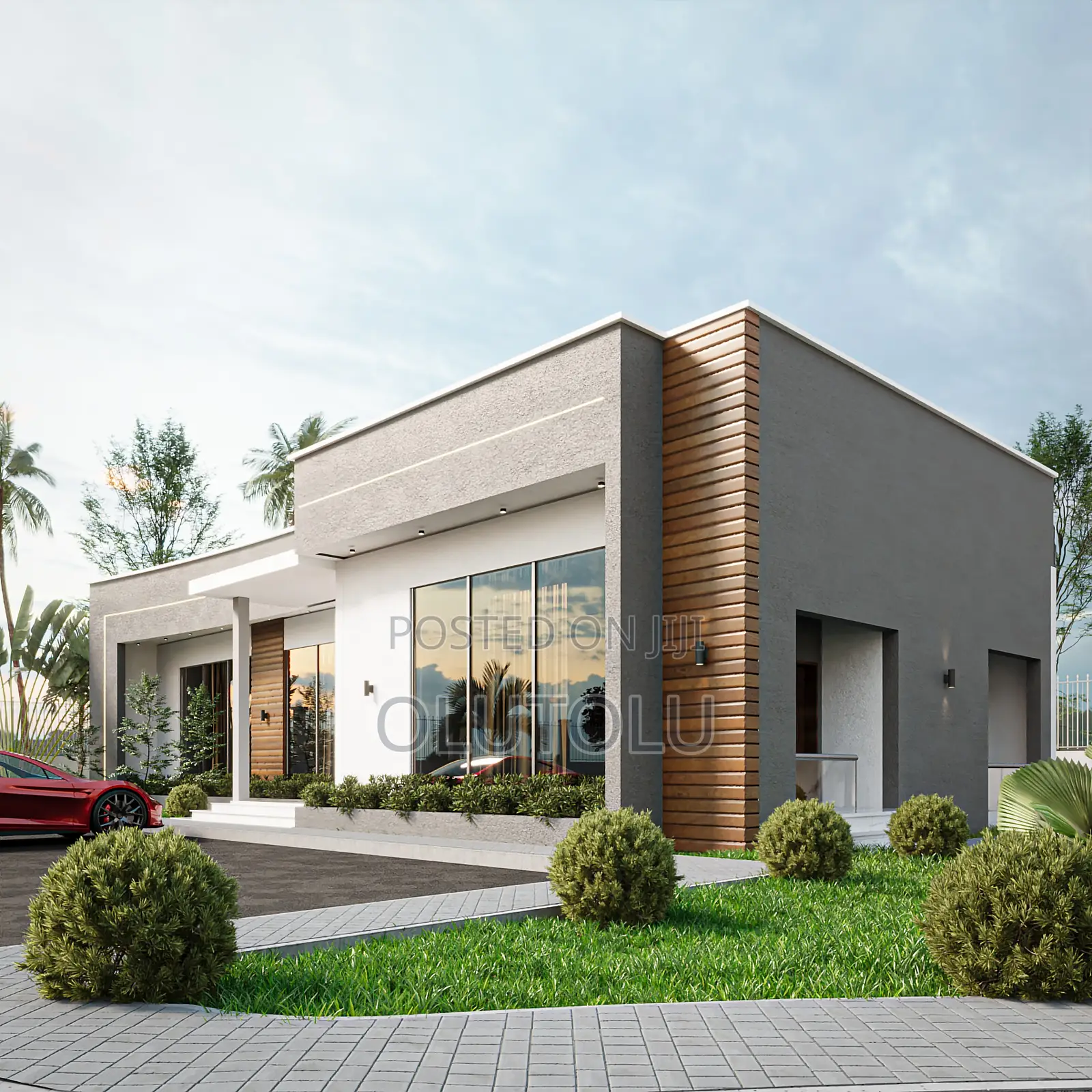 Architectural Design Realistic 3d Rendering