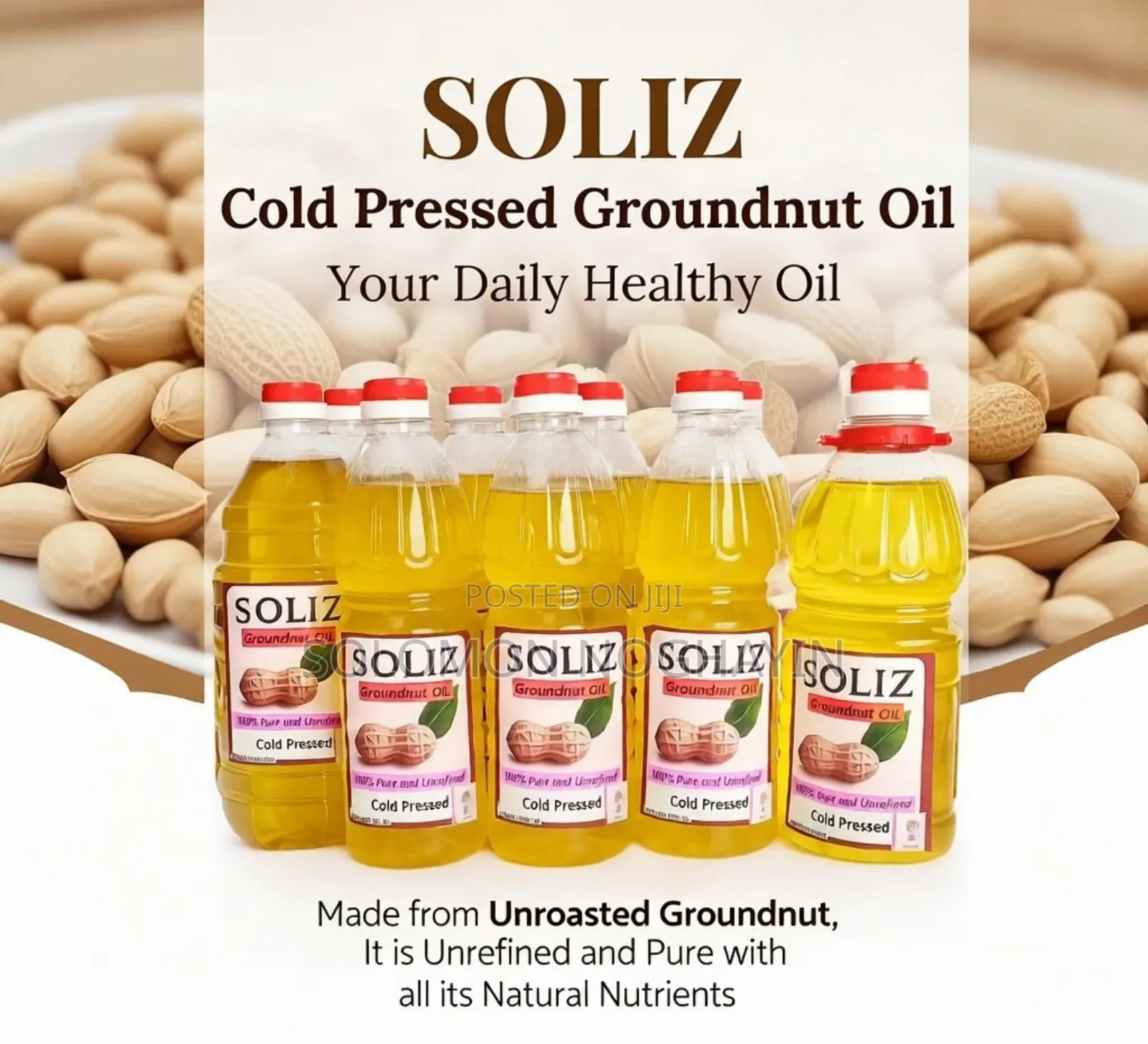 Groundnut Oil (Cold Pressed) 1litre