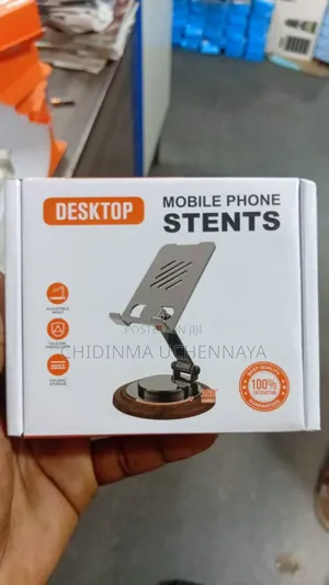 Professional Walnut Base Phone Holder