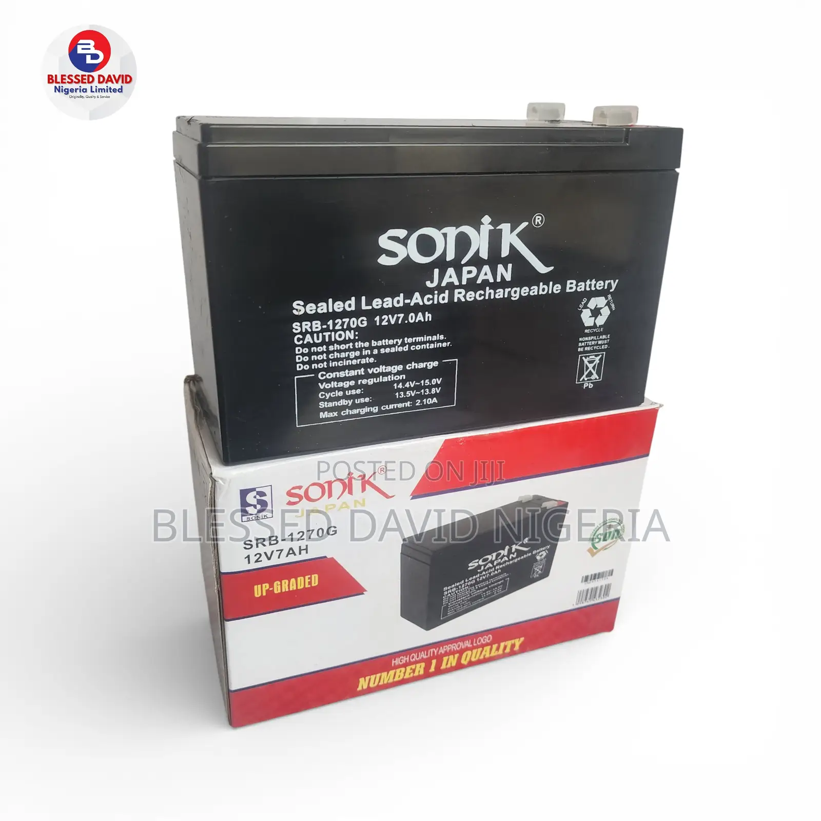 Sonik 12v 7ah Replacement Battery