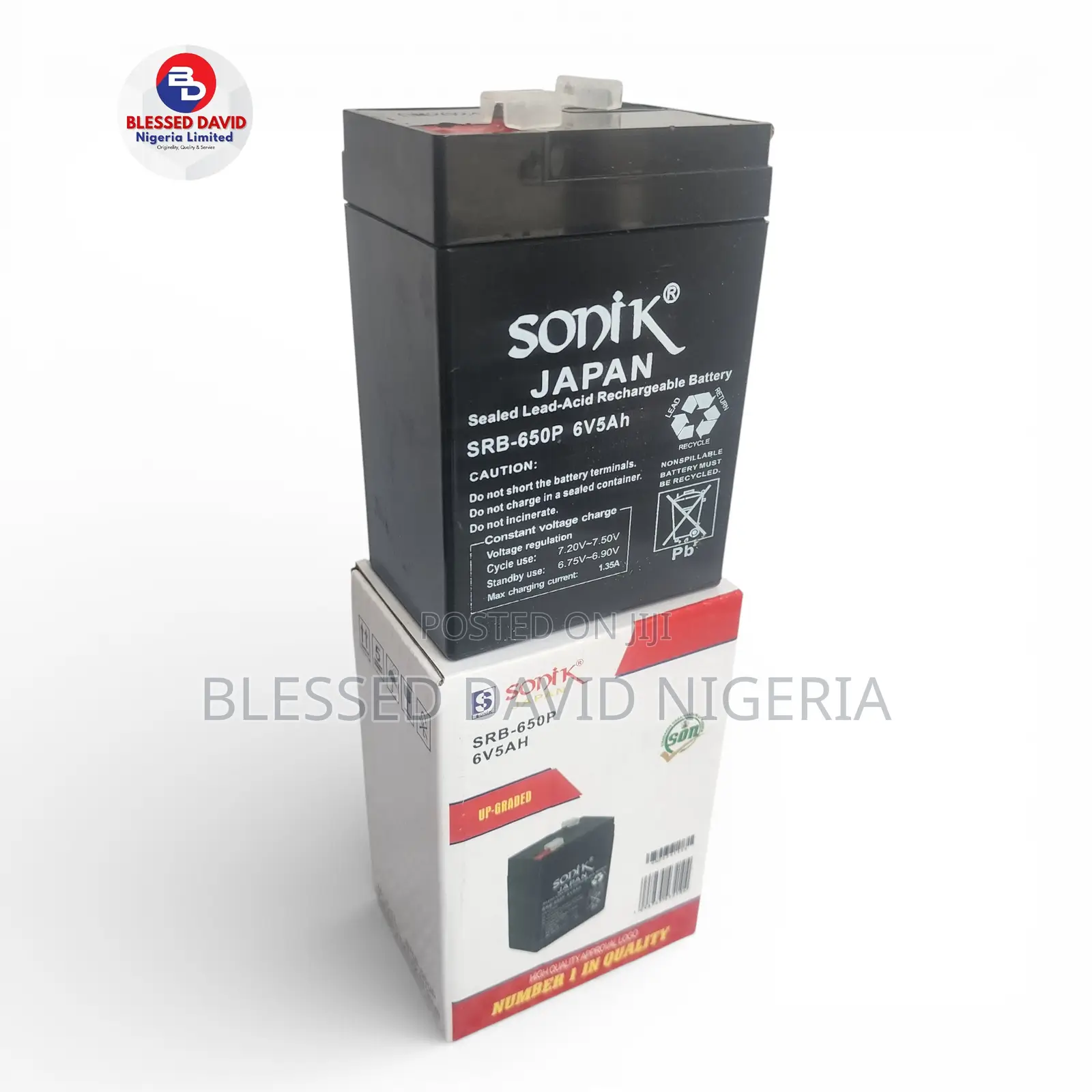 Sonik 6v 5ah Replacement Battery