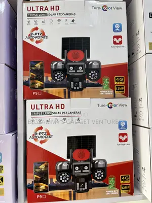 12mp 3ptz Ultra Hd Triple Lens Solar PTZ Cameras