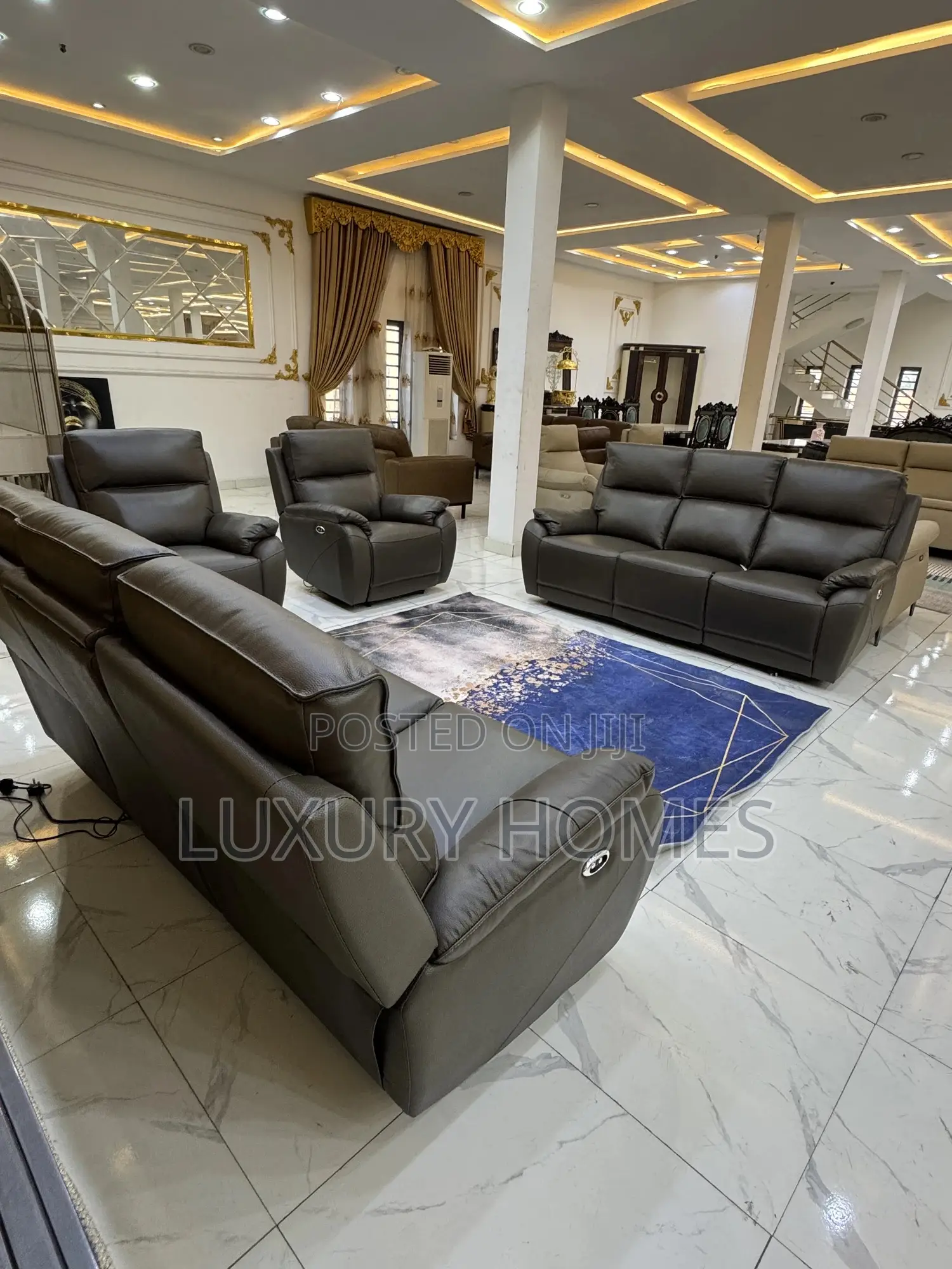 Reclining Leather Sofa