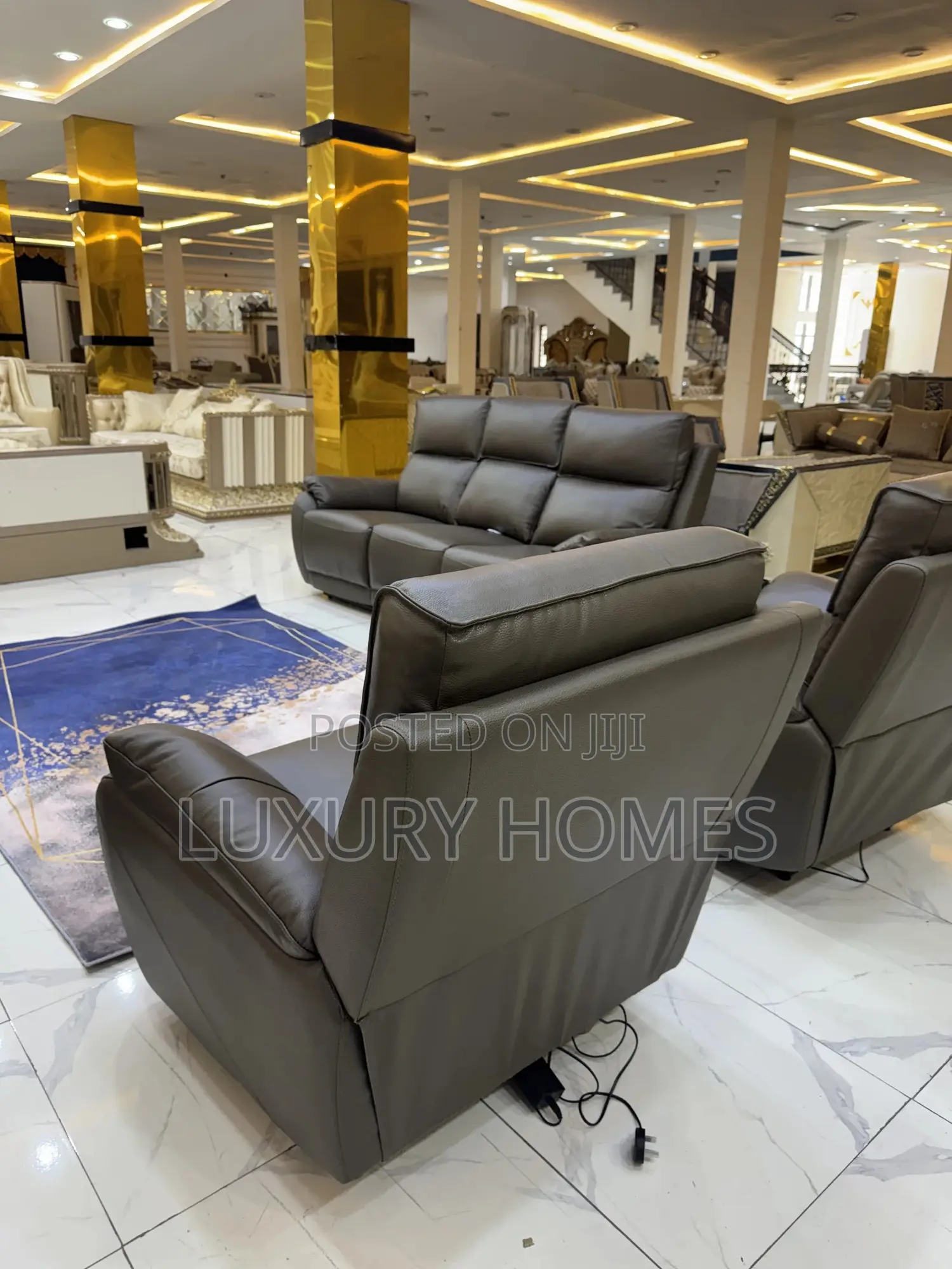 Reclining Leather Sofa