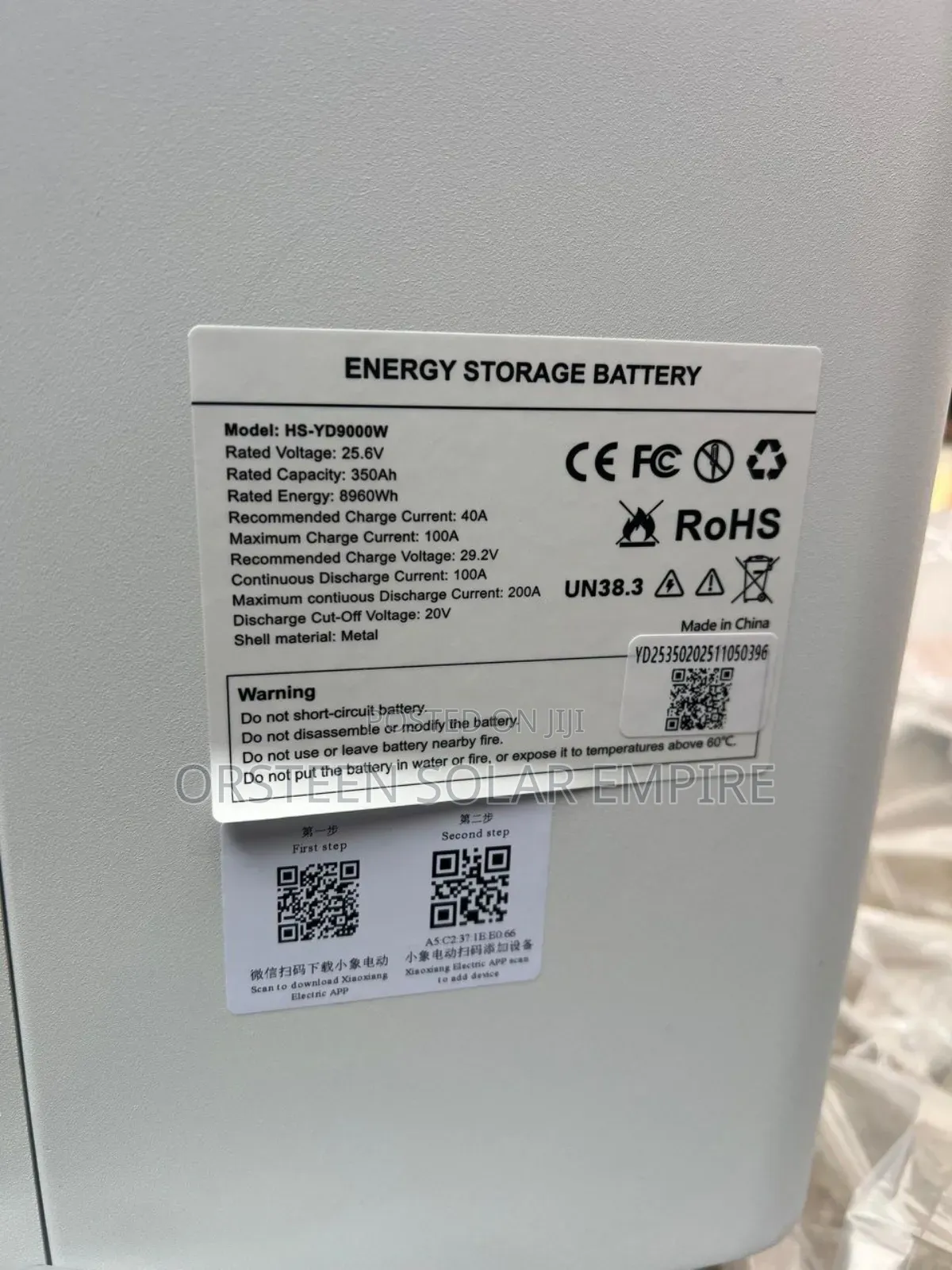 Haisic 9kwh Lithium Batteries
