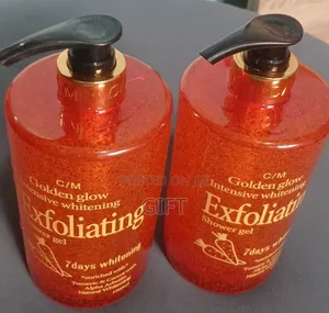 C/M Golden Glow Intensive Whitening Exfoliating Shower Gel
