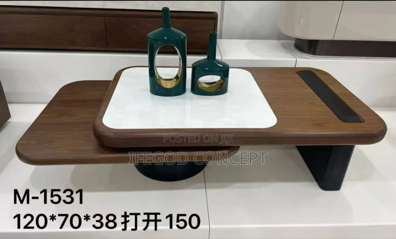 Two-Tiered, Extendable Coffee Table.