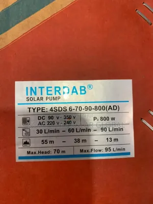 Solar Pump (Ac/Dc) Inter Dab