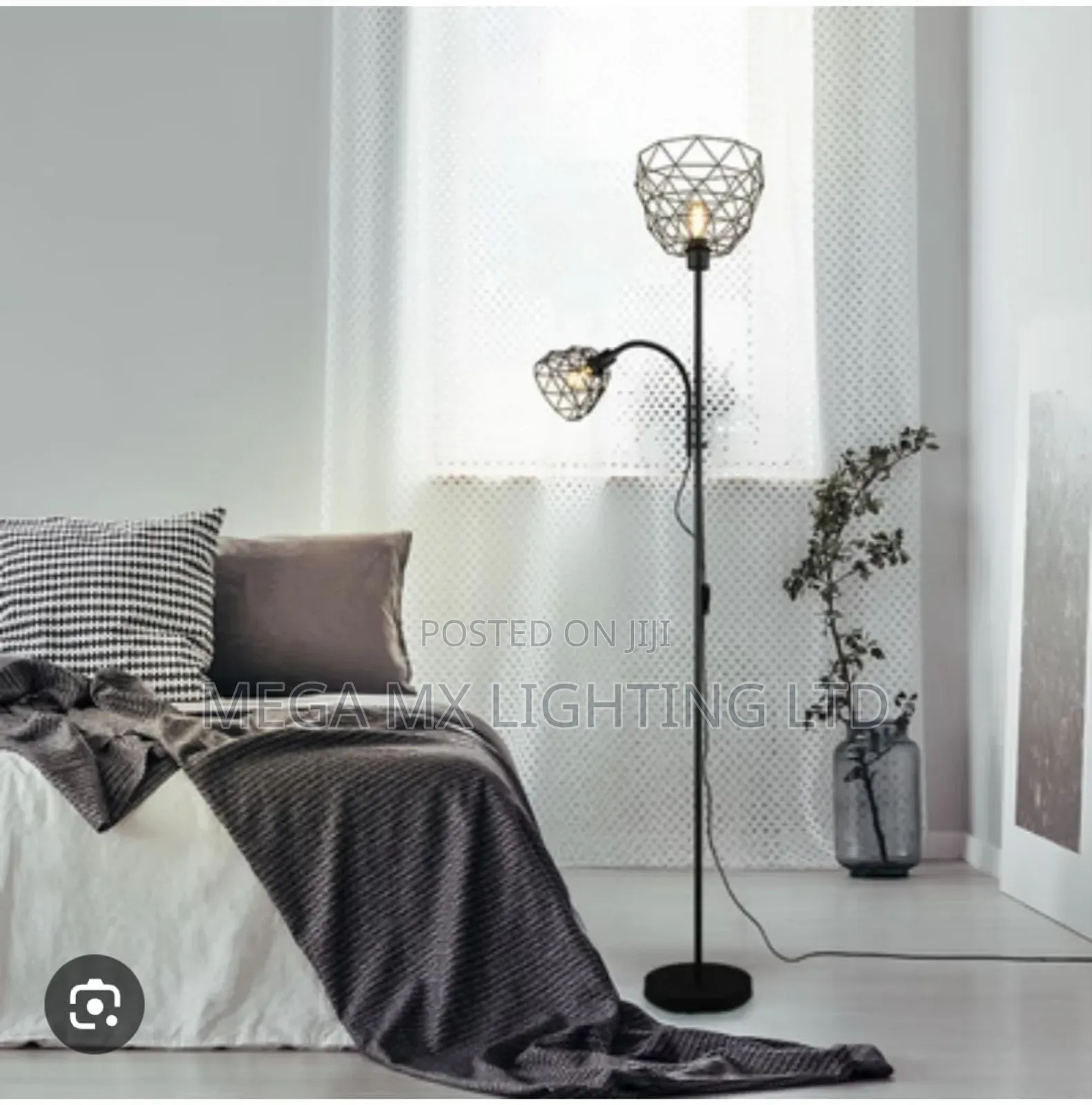 Decorative 2-Light Floor Lamp