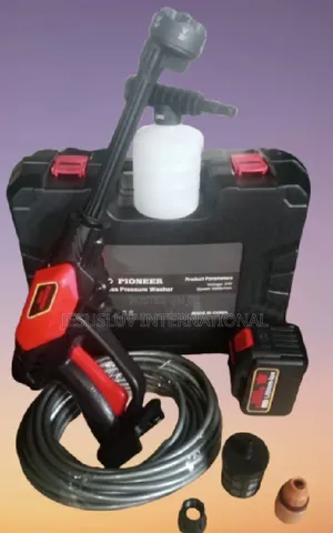 24v Electric Pressure Washer With 6 in 1 Adjustable Nozzle for Cars