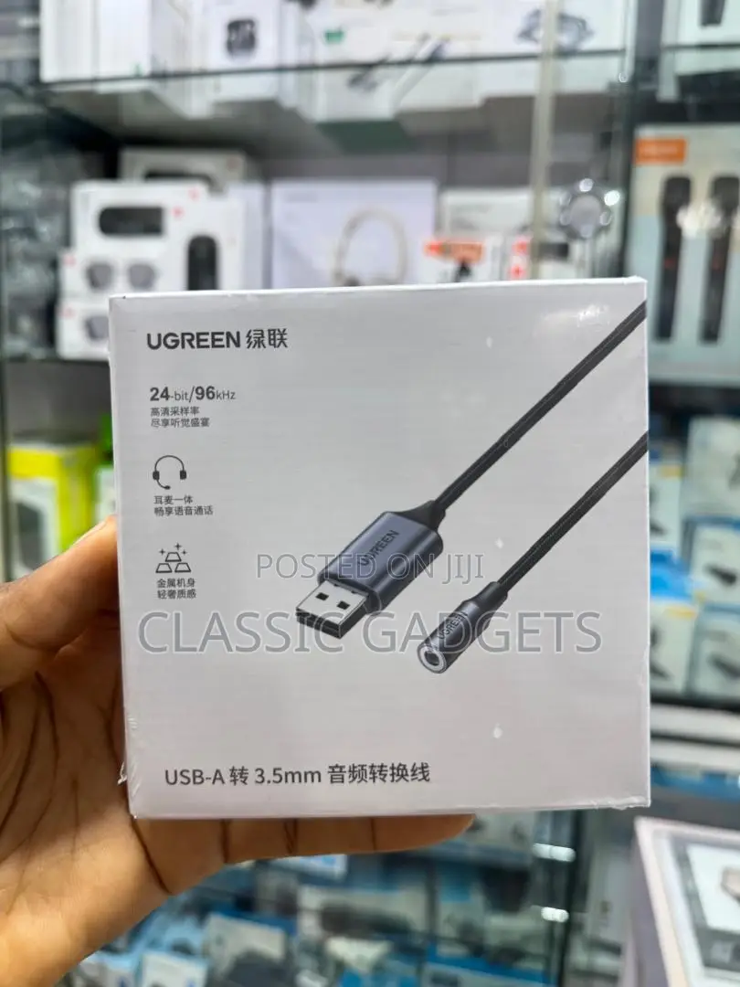 Ugreen Usb to 3.5mm Audio Adapter for Pc/Ps/Switch