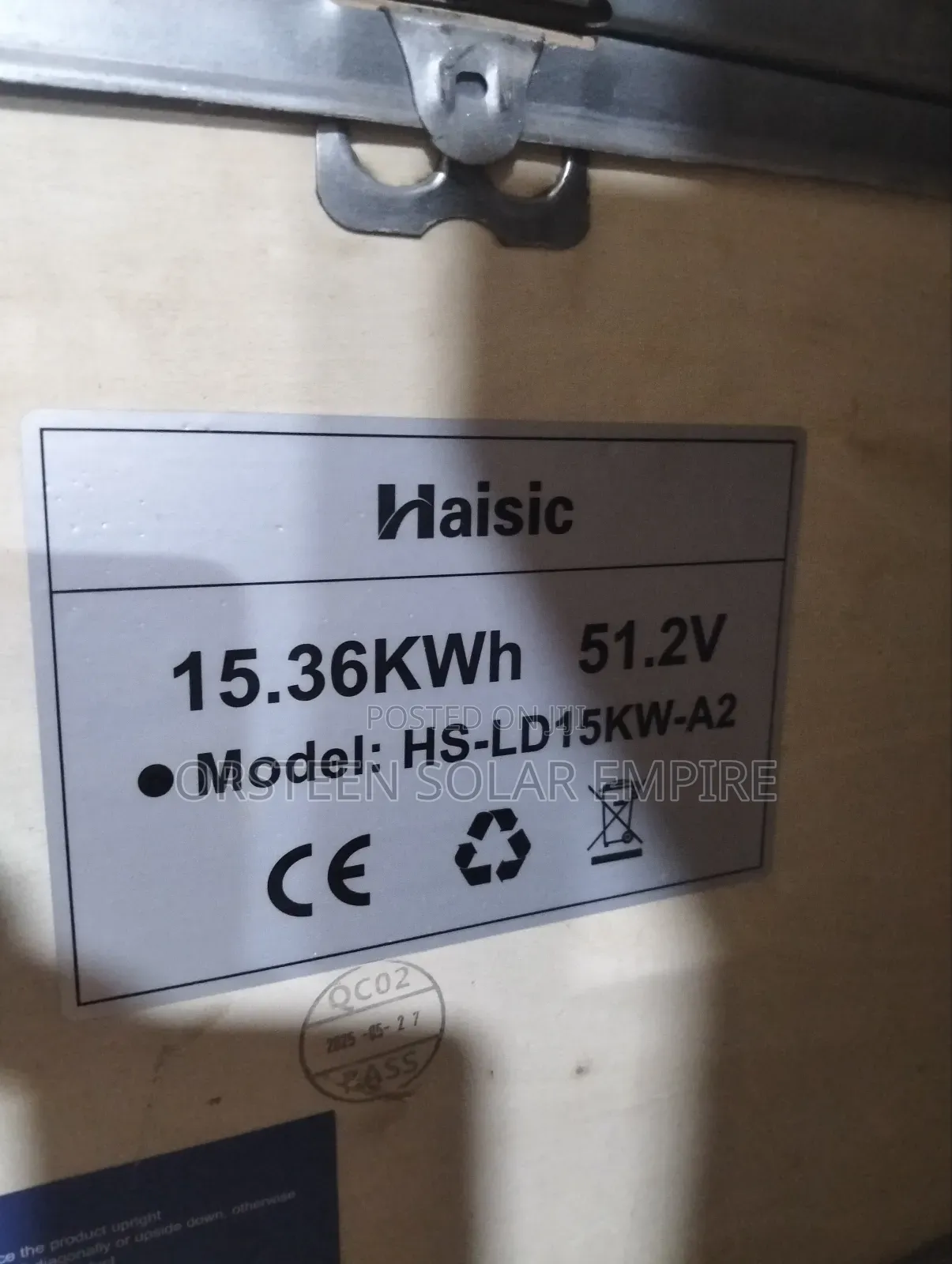 15kwh Haisic Lithium Batteries