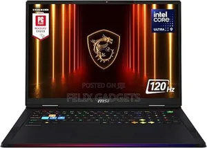 New Laptop MSI Titan 18 HX AI 32GB Intel Core I9 SSD 1T