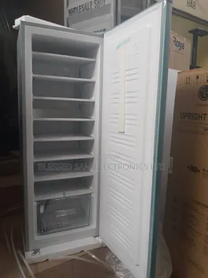 Lg Standing Upright Freezer  8 Steps  Ice Block Maker  Energy Saving