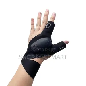 Led Work Gloves With Built-in Finger Lights