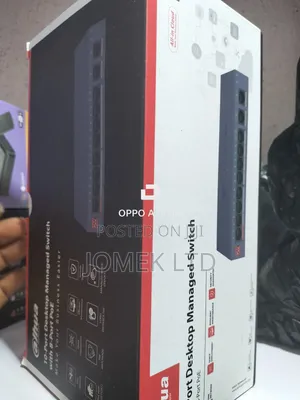 Dahua 10-Port Desktop Managed Switch With 8-Port Poe