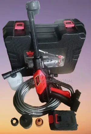Electric Gun Pressure Washer 24v With 6 In 1 Nozzle For Cars Others