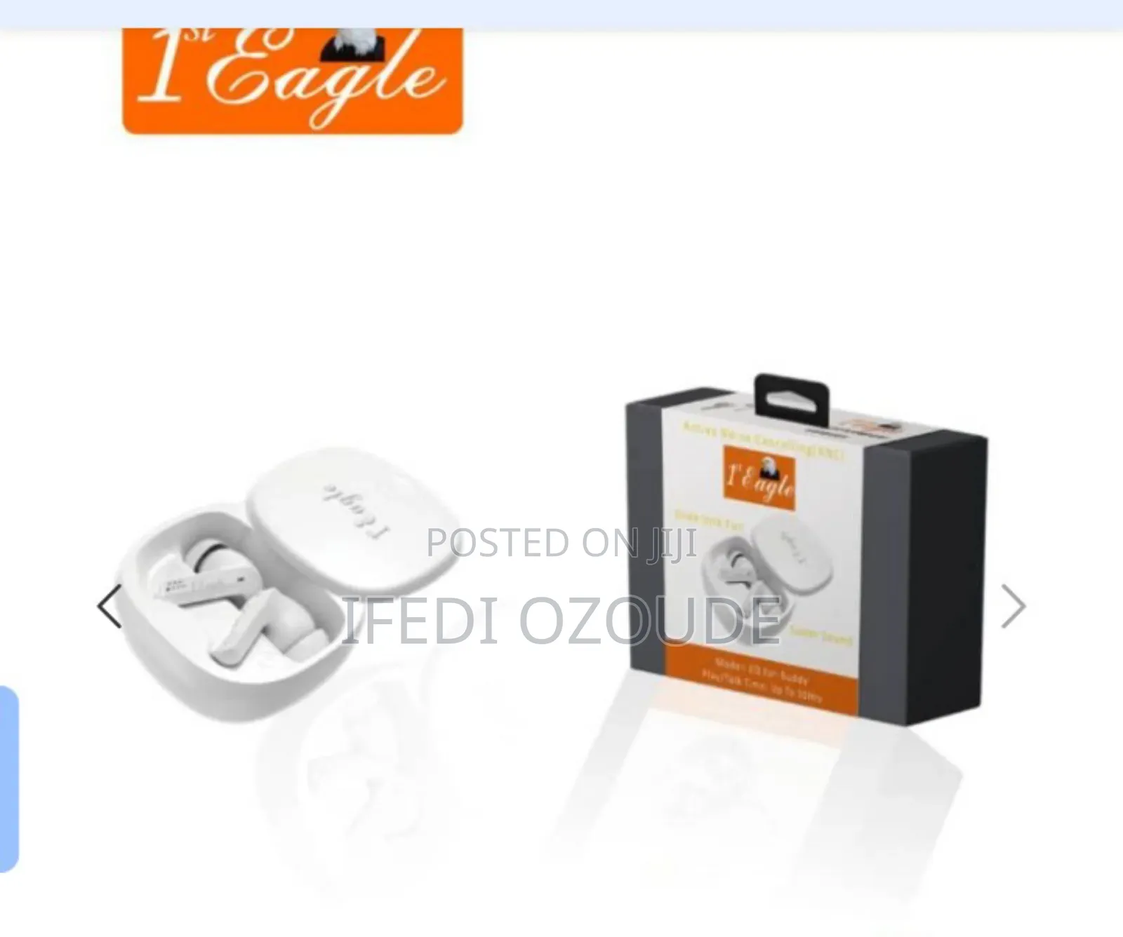 1st Eagle Bluetooth Earbuds With Strong Battery Capacity.