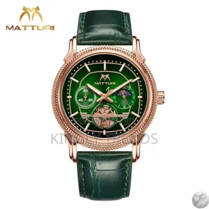 Matturi Quality Leather Wristwatch