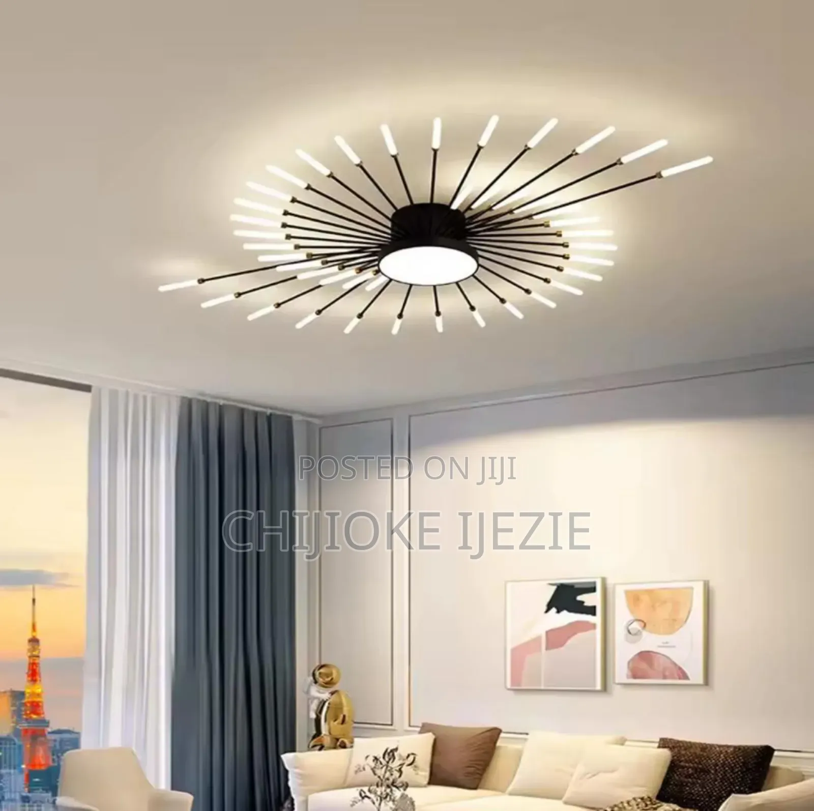 Led Flush Ceiling Chandelier