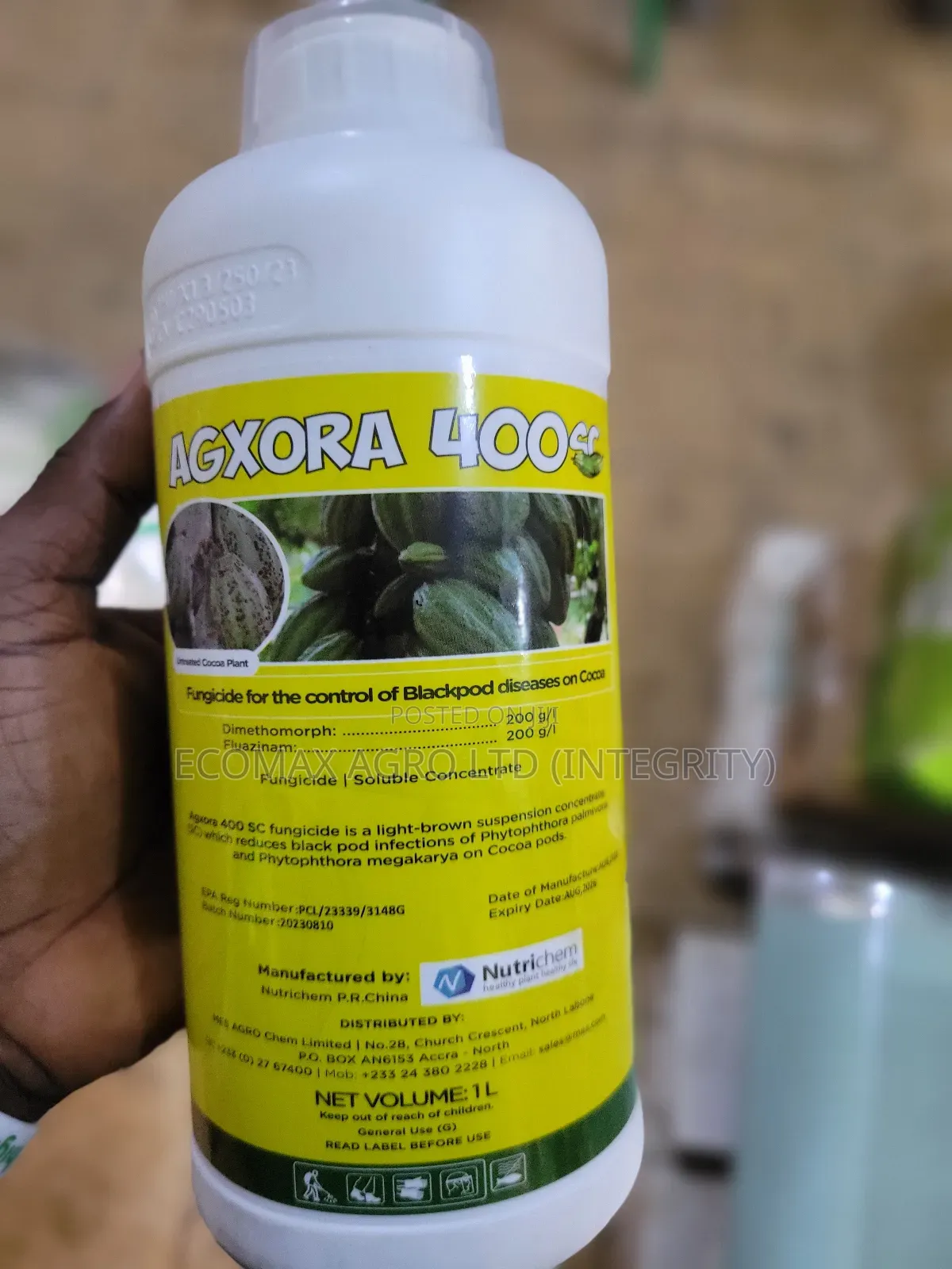 Agxora Fungicide - Dimethomorph + Fluazinam