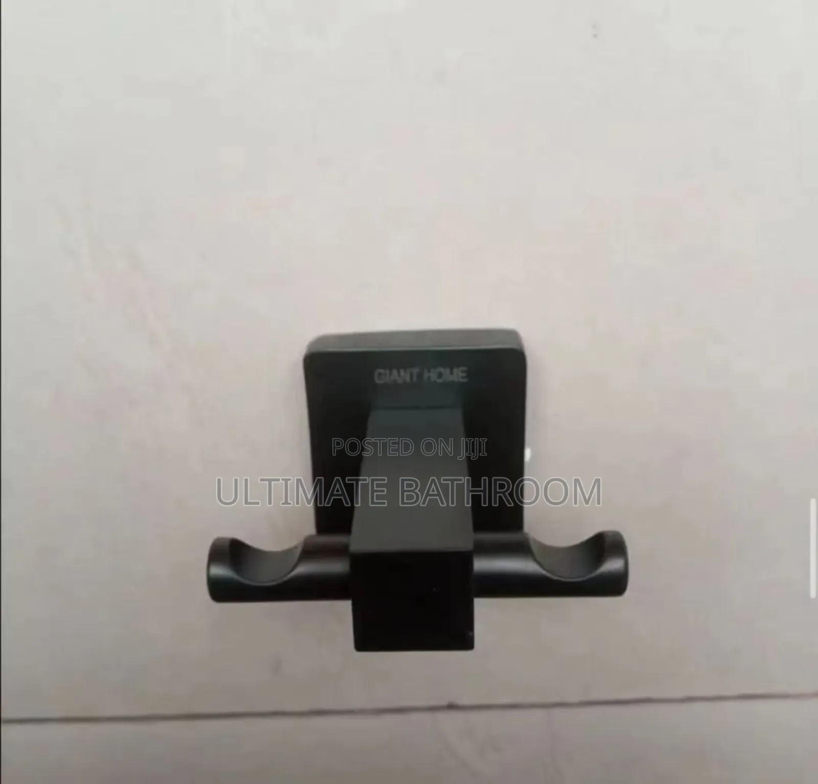 High Quality Black 2 In 1 Coat Hook