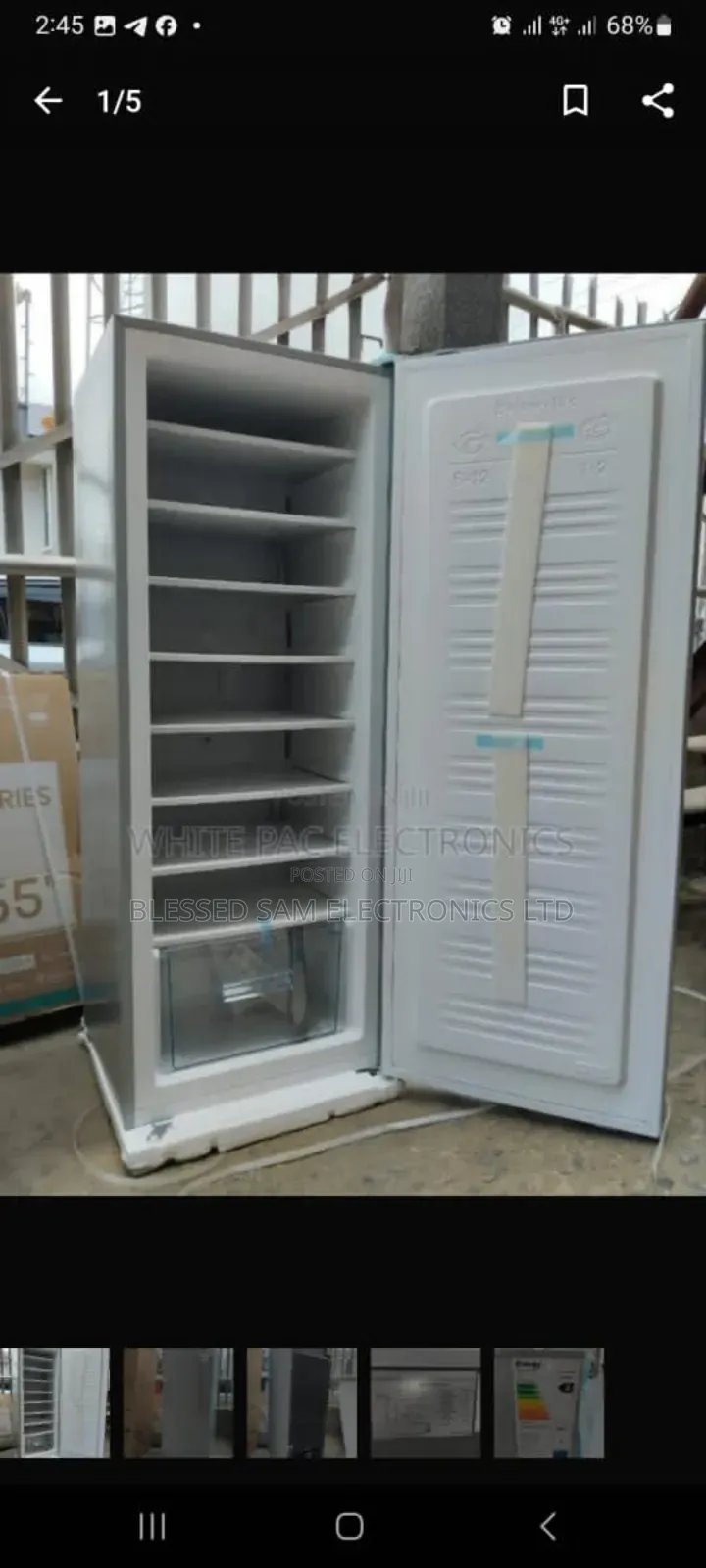 Original Brand New Lg 8 Steps Ice Block Maker Freezer  Energy Saving
