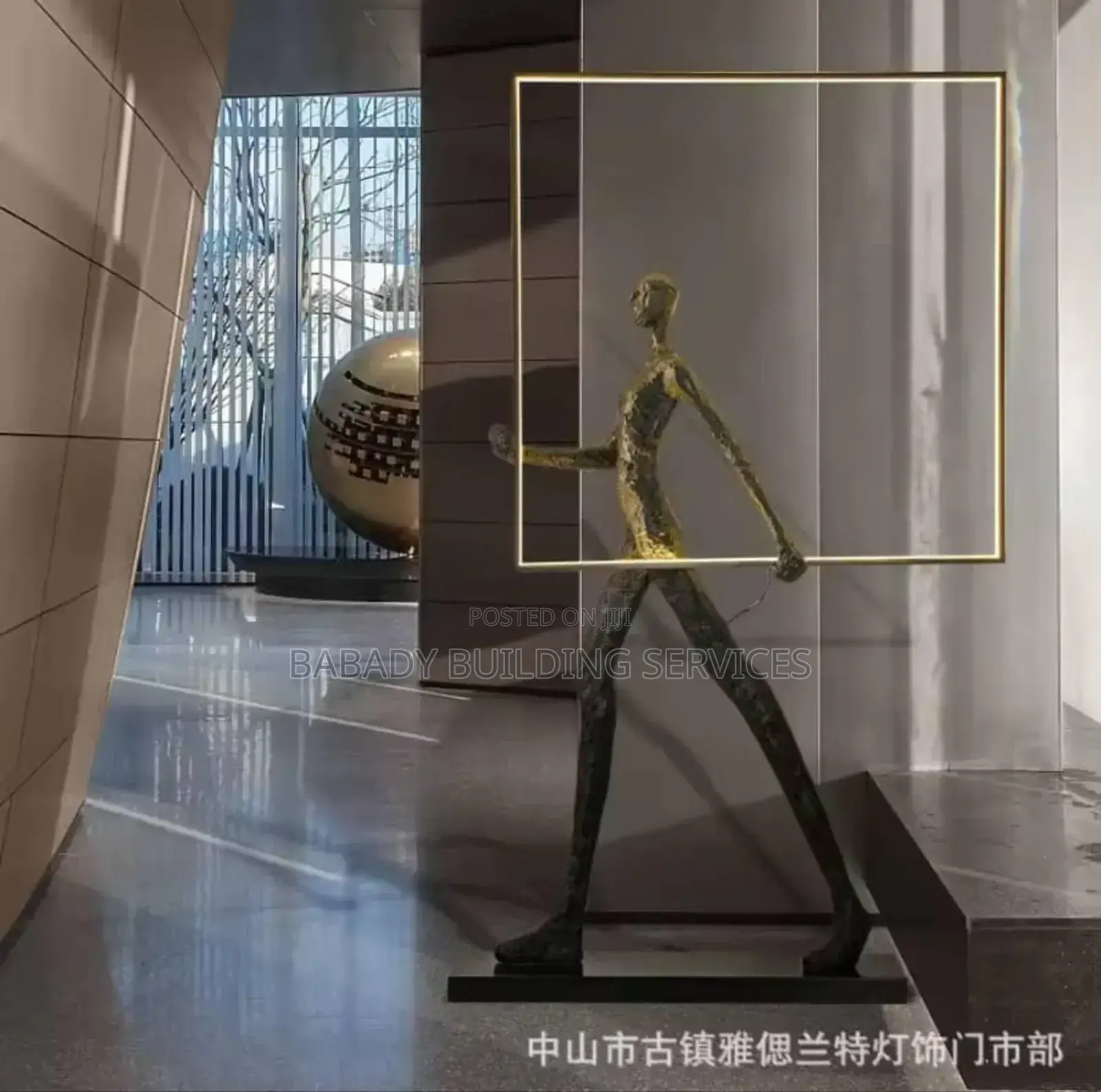 Luxury Human Standing Light