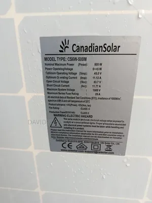500watt Canadian Solar Panel Halfcourt