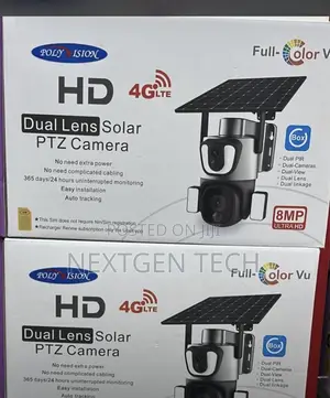 Polyvision 8mp 4g Dual Lens Solar PTZ Camera.