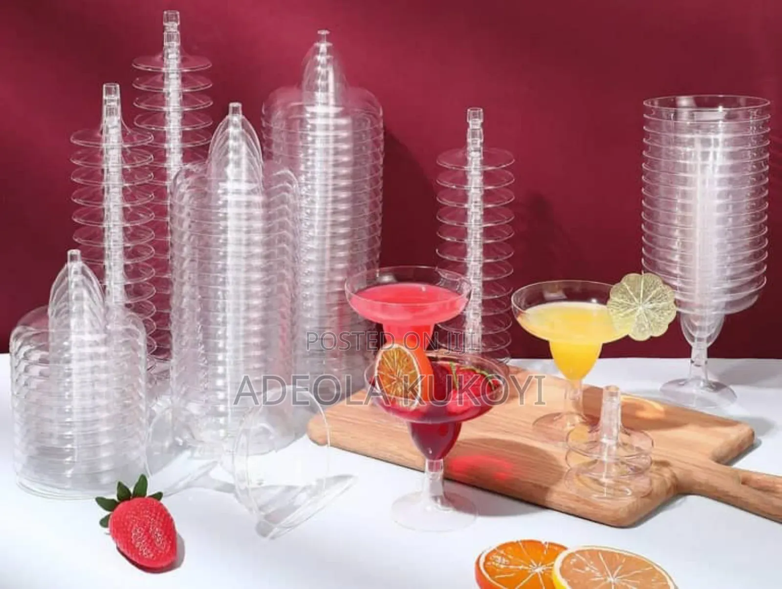 Disposable Margarita Dessert Cup - 500pcs
