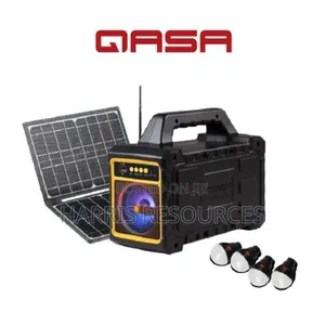 Qasa SPP-007 4 In1 Solar Power System + 4 Bulbs